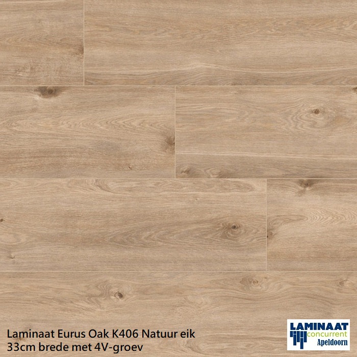 33cm Laminaat Eurus Oak K406 €14,95p/m2 - Laminaat
