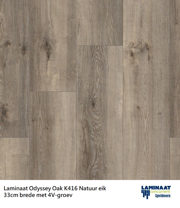aantrekkelijk kapok kin 33cm brede Laminaat Odyssey Oak K416 €17,95p/m2 - Laminaat Concurrent