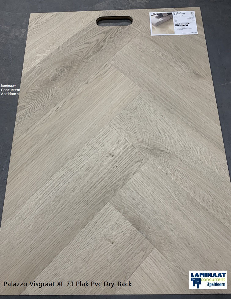 Palazzo Visgraat XL 73 Light Natuur Oak Plak Pvc €29,95p/m2 incl.btw - Afbeelding 3