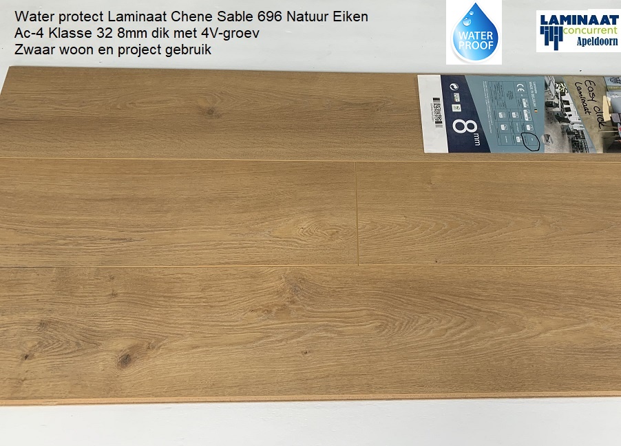 Waterbestendig laminaat Chene Sable Natuur Eik €9,95p/m2