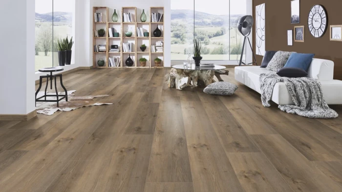 32,7cm Brede XL Laminaat Eiche Hagenau K417 €7,95m2 - Afbeelding 5