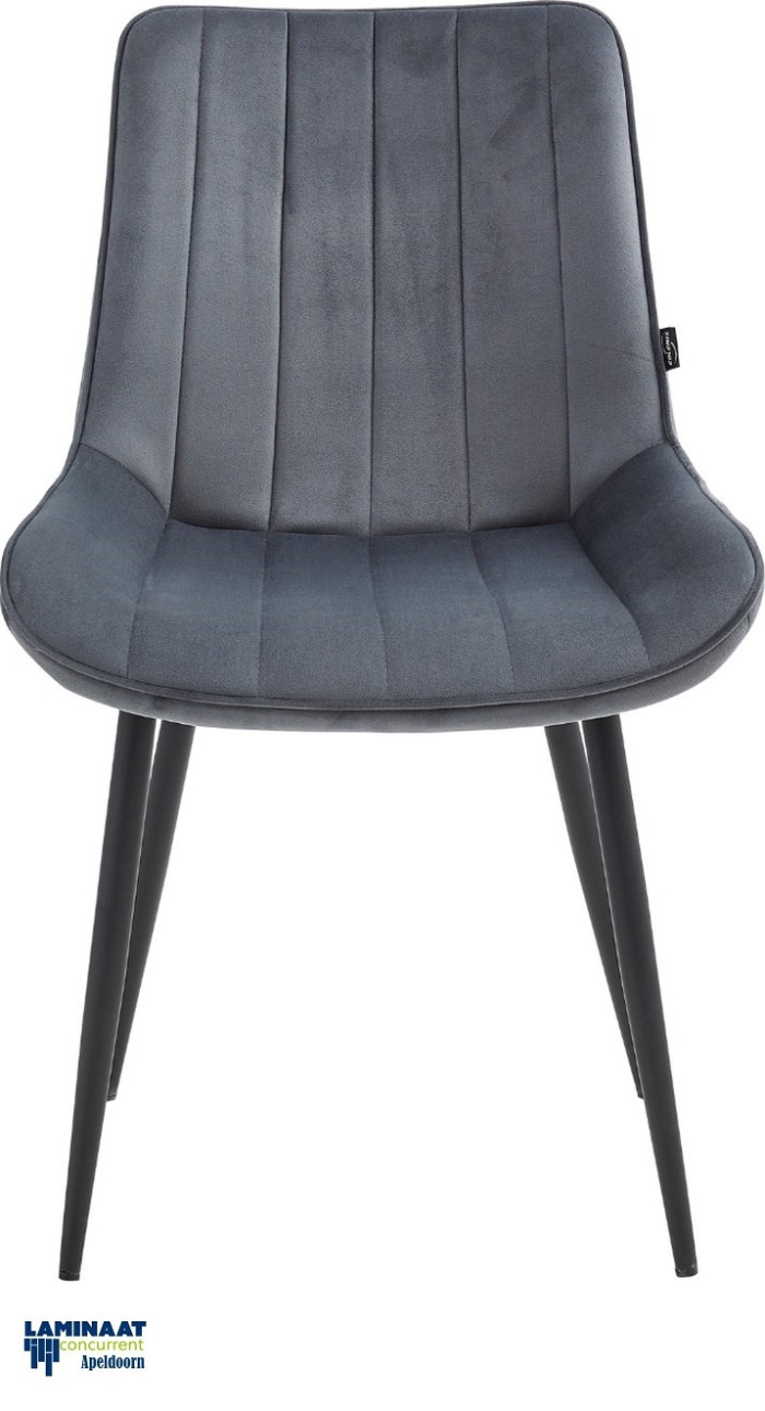 Eetkamerstoel Grey V108-110 Velvet-Verta €54,95p/st.