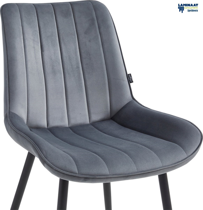 Eetkamerstoel Grey V108-110 Velvet-Verta €54,95p/st. - Afbeelding 4