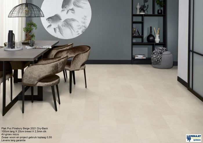 Plak Pvc Finsbury Beige 2021 Dry-Back €31,50p/m2