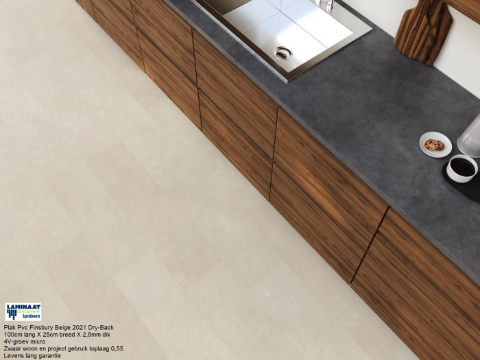 Plak Pvc Finsbury Beige 2021 Dry-Back €31,50p/m2 - Afbeelding 4