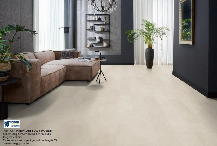 Plak Pvc Finsbury Beige 2021 Dry-Back €31,50p/m2 - Afbeelding 5