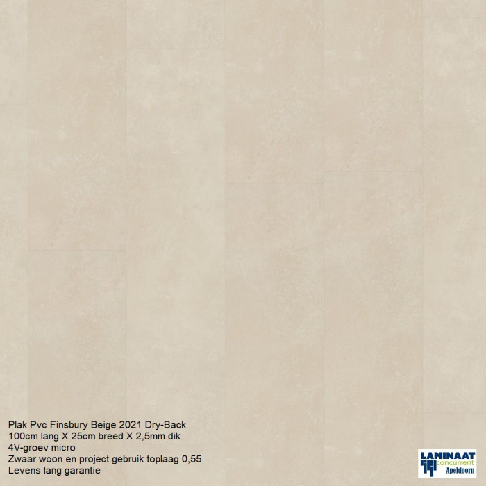 Plak Pvc Finsbury Beige 2021 Dry-Back €31,50p/m2 - Afbeelding 6