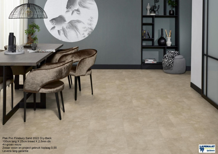 Plak Pvc Finsbury Sand 2022 Dry-Back €31,50p/m2