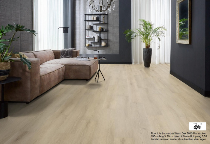 Floor Life Loose-Lay Warm Oak 5013 Pvc stroken - Afbeelding 2