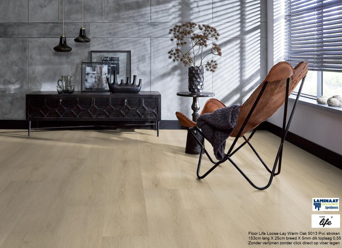 Floor Life Loose-Lay Warm Oak 5013 Pvc stroken - Afbeelding 3