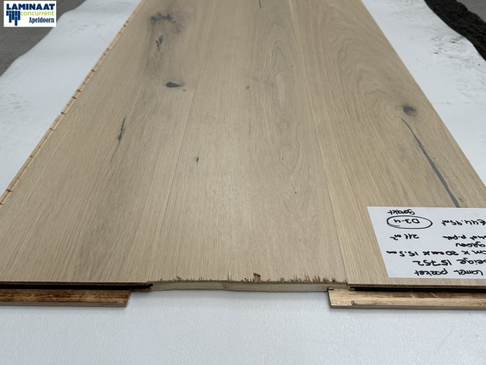 Lamel Parket click Oak Beige 15752 Gelakt €44,95p/m2 - Afbeelding 4