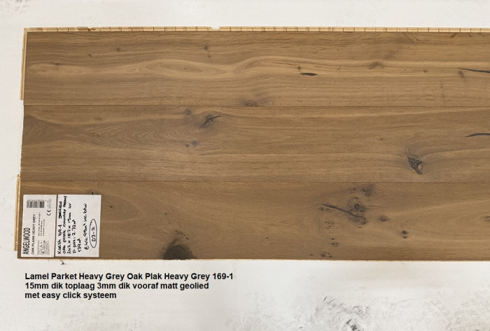 Lamel Parket click Oak Plank Heavy Grey 169-1 = €44,95m2 - Afbeelding 6