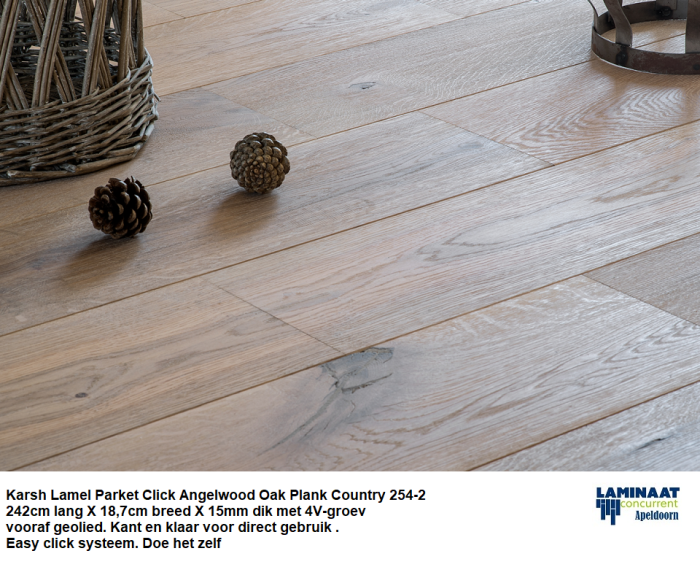 Lamel Parket click Angelwood Oak Plank Country 254-2 €39,95p/m2