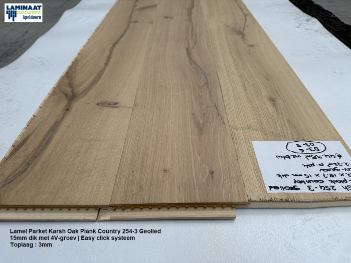 Lamel Parket click Angelwood Oak Plank Country 254-3 €34,95p/m2 - Afbeelding 5