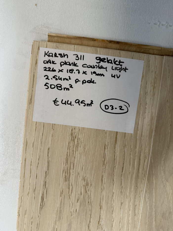 Lamel Parket click Oak Plank Country 311 15mm €44,95p/m2 - Afbeelding 7