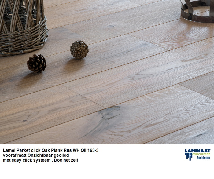 104m2  Lamel Parket click Oak Plank Rustic Oil 160-3 = €3842