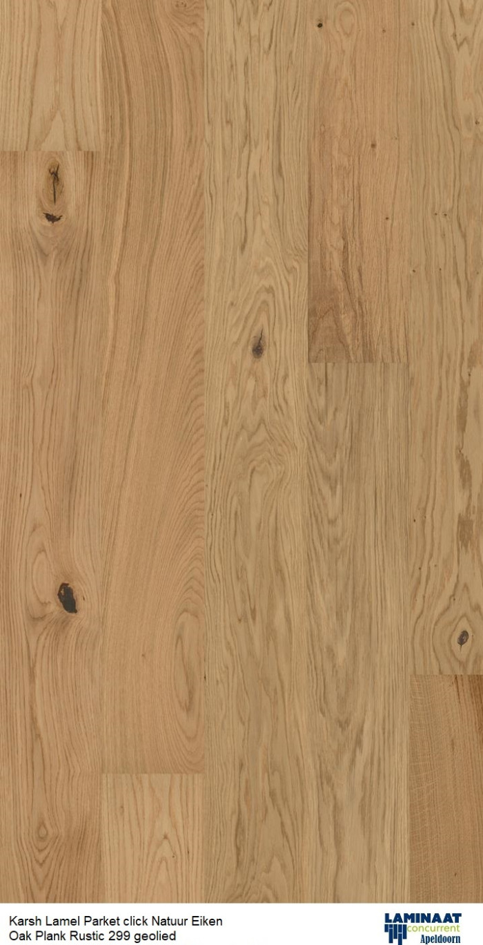 Lamel Parket click Oak Plank Rustic 299 15mm = €39,95m2