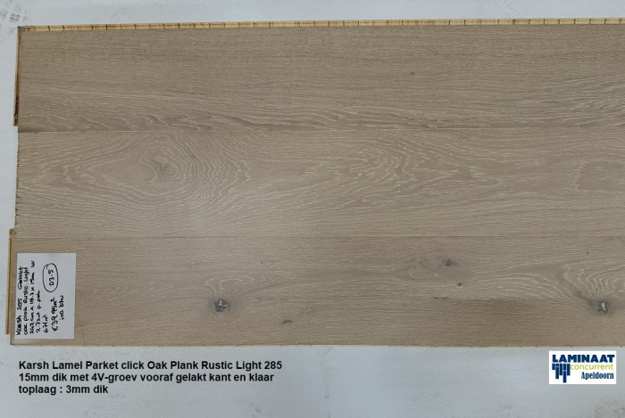 Lamel Parket click Angelwood Oak Plank Country 285 €39,95p/m2 - Afbeelding 2