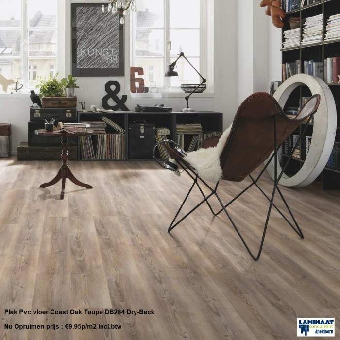 Pvc Plak Coast Pine Taupe DB284 Dry-Back €9,95m2 - Afbeelding 2