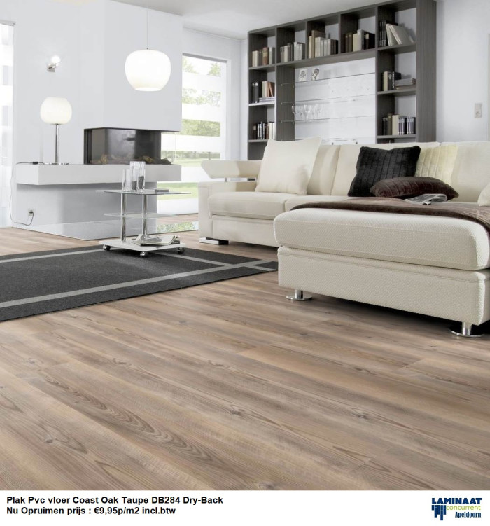 Pvc Plak Coast Pine Taupe DB284 Dry-Back €9,95m2 - Afbeelding 3