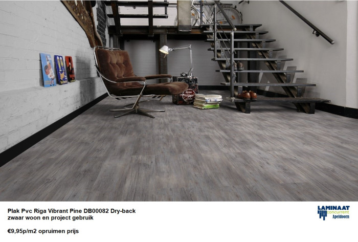 Pvc Plak Riga Vibrant Pine toplaag 0,55 Dry-Back €9,95m2 - Afbeelding 4
