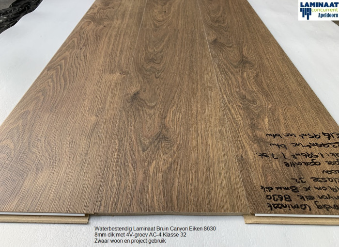 98m2 Waterbestendige Laminaat Canyon Oak 8630 62pak = €1170 - Afbeelding 6