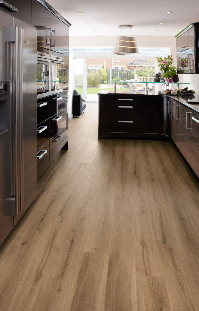 60m2 Pvc click Charleroi 6mm dik met integreerde ondervloer = €1197 - Afbeelding 2