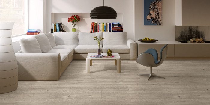 53m2 Waterbestendig Laminaat Eik Grijs Met Zaagsnede IM1858 = €895 - Afbeelding 3