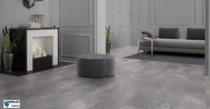 Waterbestendig Visio Grande tegel laminaat  Oelschiefer Grey €14,95m2 - Afbeelding 3