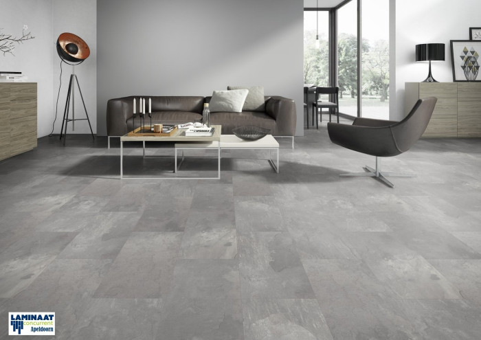 Waterbestendig Visio Grande tegel laminaat  Oelschiefer Grey €14,95m2 - Afbeelding 5