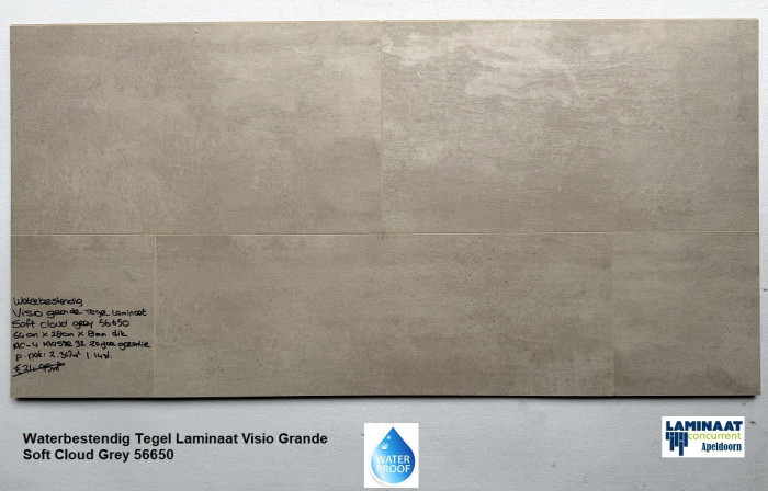 66,27m2 Waterbestendig Laminaat Soft Cloud 8mm dik 28pak : €659