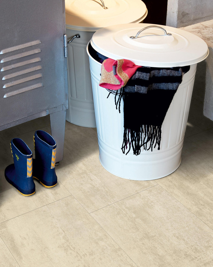 Waterbestendig Visio Grande tegel laminaat Travertin Beige €14,95m2 - Afbeelding 3