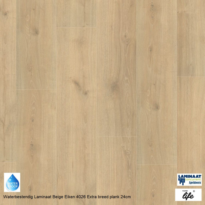 Forest Hills Waterbestendig Laminaat Beige Eiken 4026