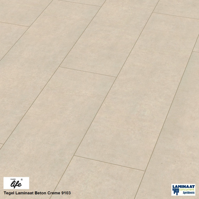 King Bridge Tegel Laminaat Beton Creme 9103