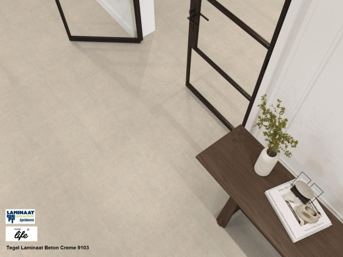 King Bridge Tegel Laminaat Beton Creme 9103 - Afbeelding 2