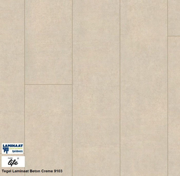 King Bridge Tegel Laminaat Beton Creme 9103 - Afbeelding 6
