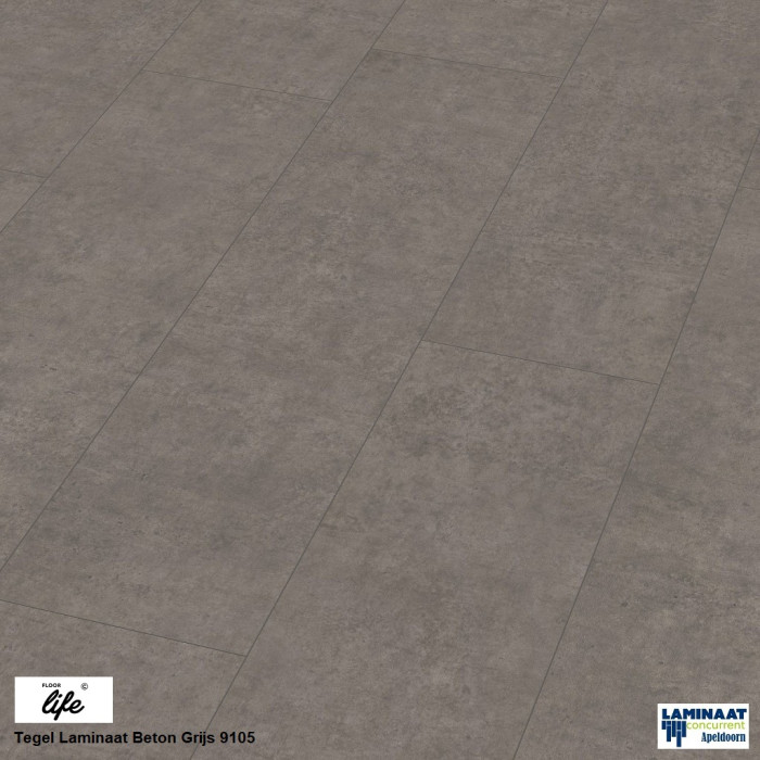 King Bridge Tegel Laminaat Beton Grijs 9105