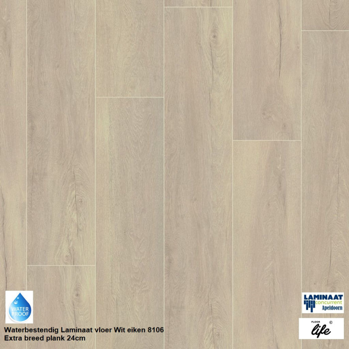 Union Square Waterbestendig Wit Eiken 8106