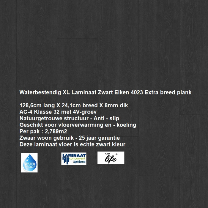 Forest Hills Waterbestendig Laminaat Zwart Eiken 4023 - Afbeelding 5
