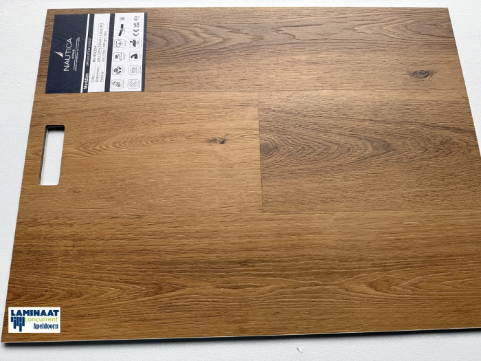 Pvc click Port Oak Bruin 6mm met integreerde ondervloer €25,95m2 - Afbeelding 3