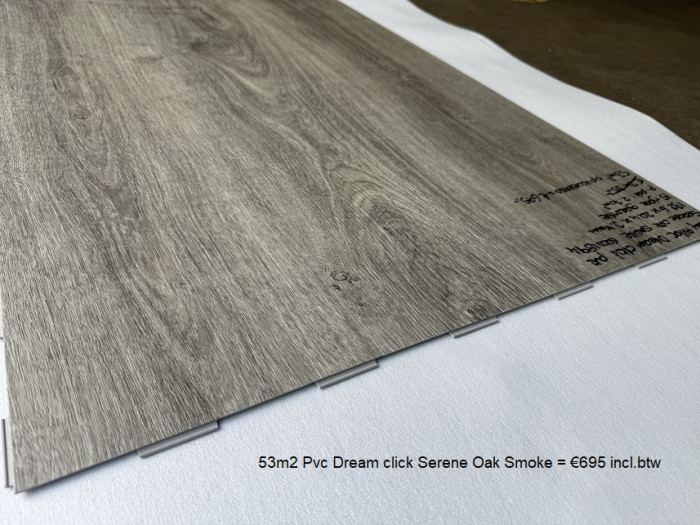 53m2 Pvc Dream click Serene Oak Smoke = €695 - Afbeelding 4