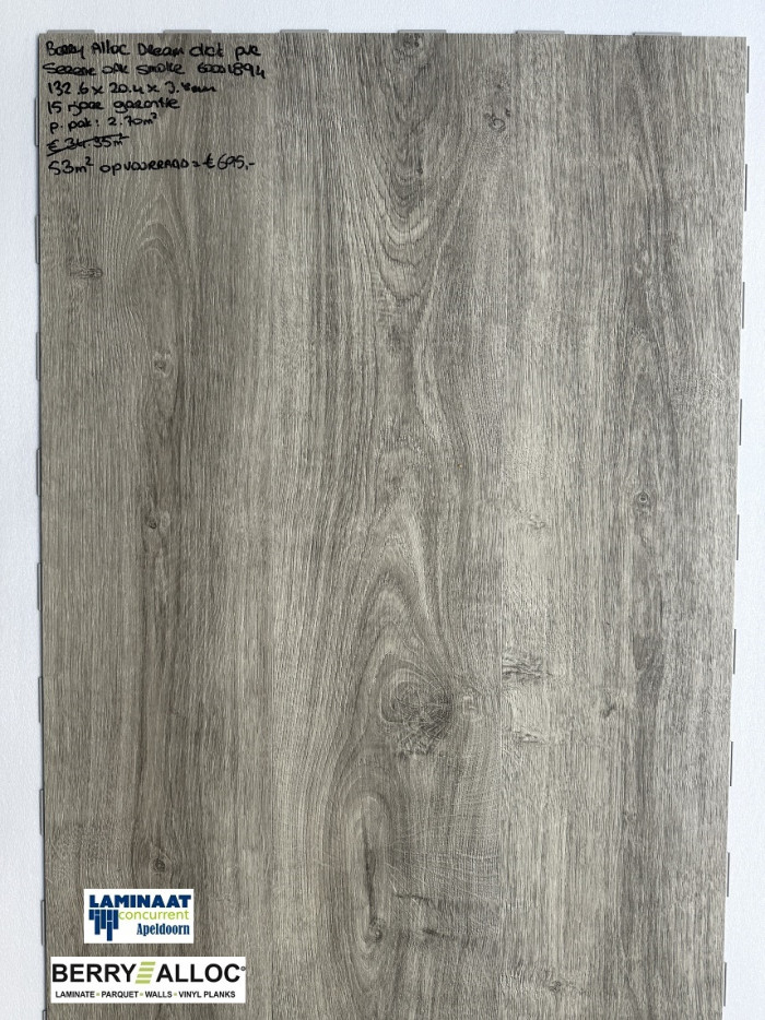 53m2 Pvc Dream click Serene Oak Smoke = €695 - Afbeelding 6