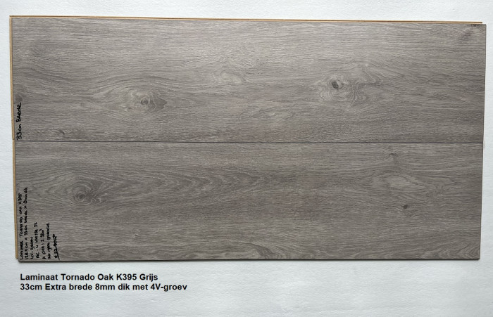 75,60m2 Laminaat Tornado Wood 33cm breed 30pak = € 595 - Afbeelding 5
