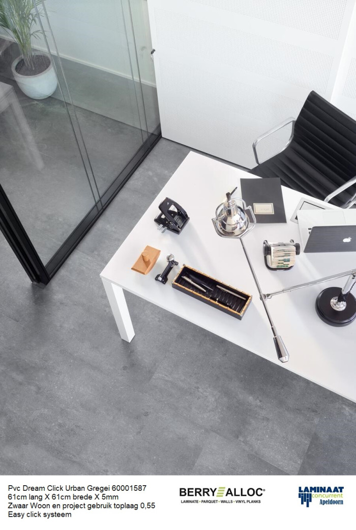 Pvc Dream click Tegel Urban Gregei 1587 61cm X 61cm €29,95m2 - Afbeelding 2