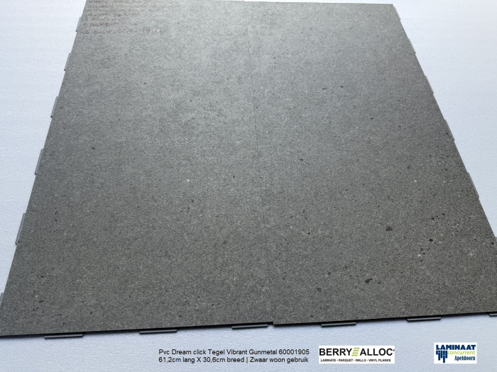 Pvc Dream click Tegel Vibrant Gunmetal €12,95p/m2 - Afbeelding 5