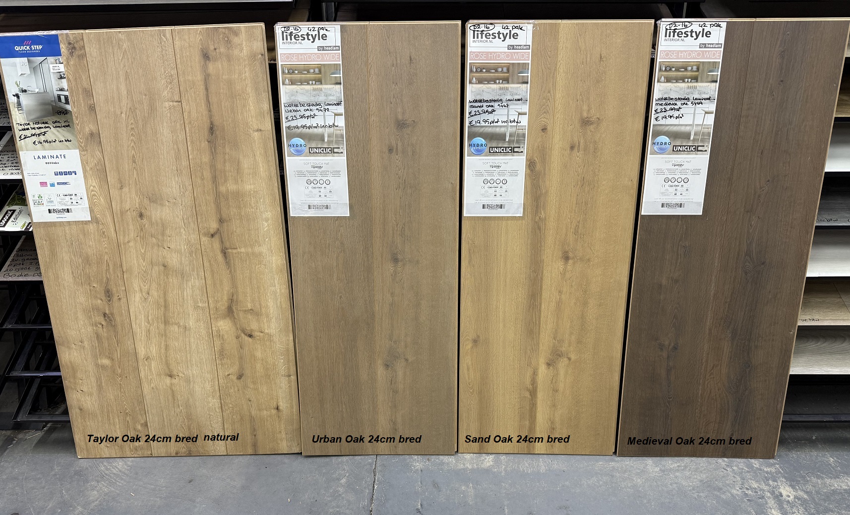 103m2 Waterbestendig XL laminaat Hydro Sand Oak 42pak =€1750 - Afbeelding 4