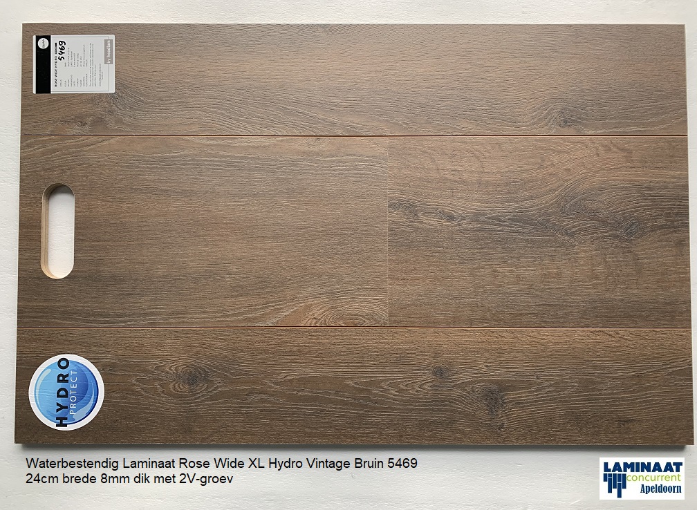 103m2 Waterbestendig laminaat Hydro Medieval Bruin Oak 42pak = €1750 - Afbeelding 2