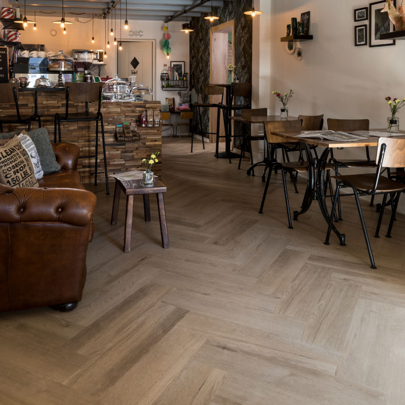 Douwes dekker PVC klik brede visgraat boterkoek 04782 - Afbeelding 2