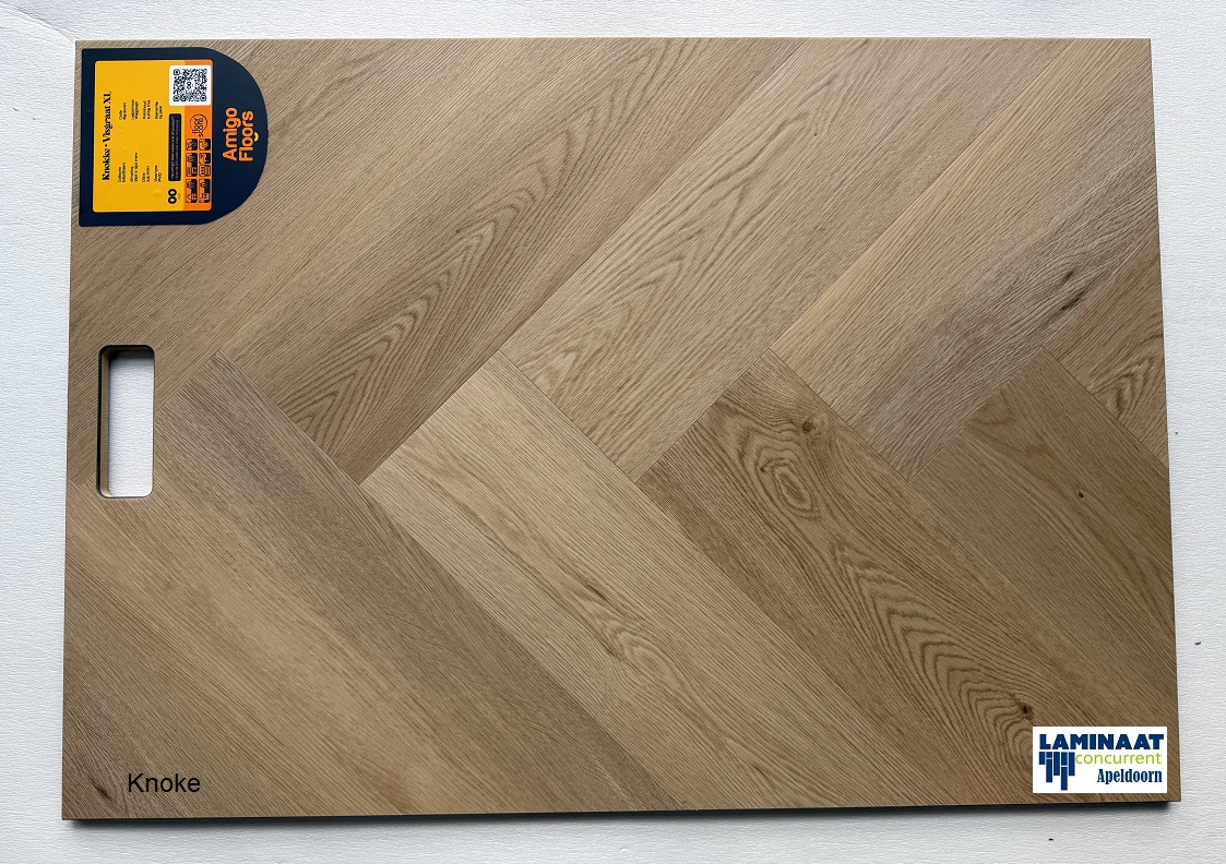 Visgraat XL Plak Pvc Knoke Natuur eik €24,95p/m2 - Afbeelding 4