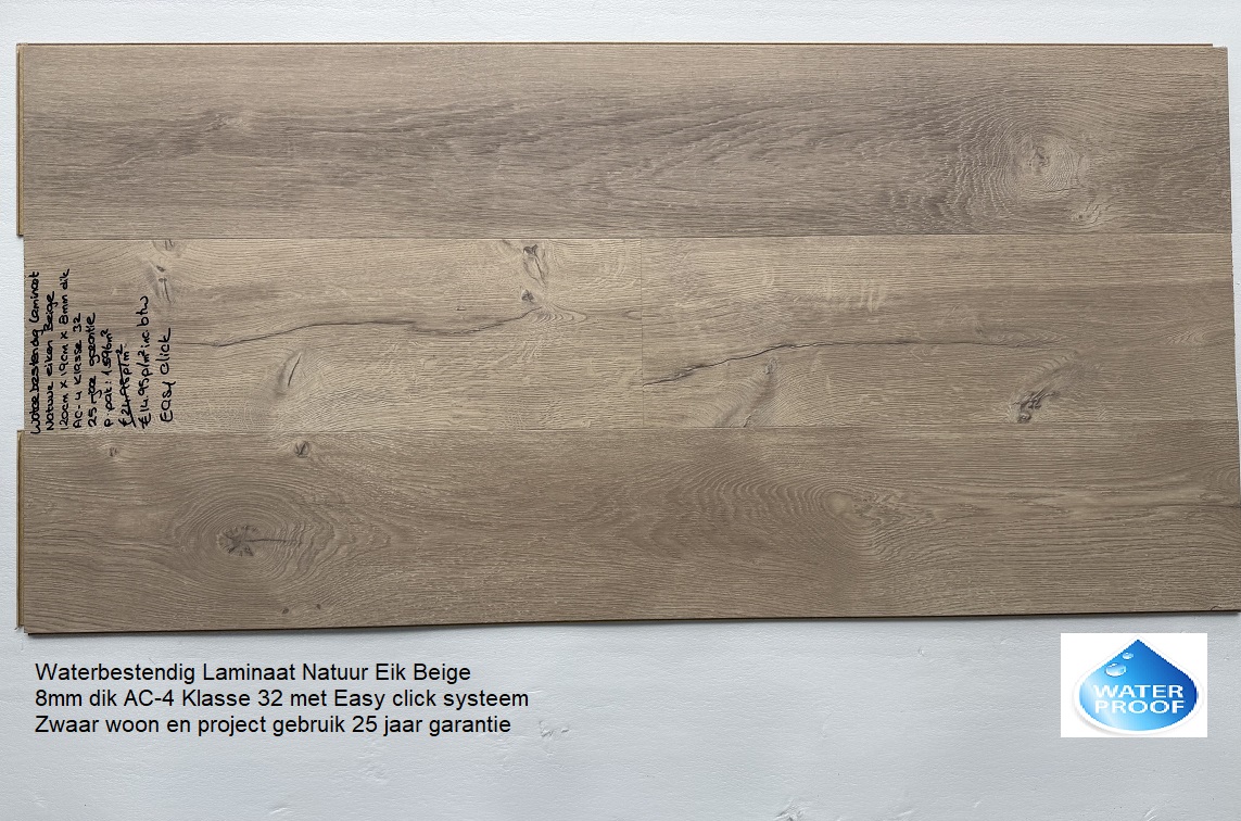 Waterbestendige Laminaat Natuur Eik Beige 8820 - Afbeelding 5